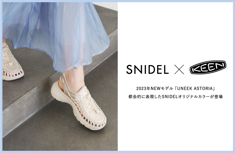 SNIDEL  KEENコラボサンダル