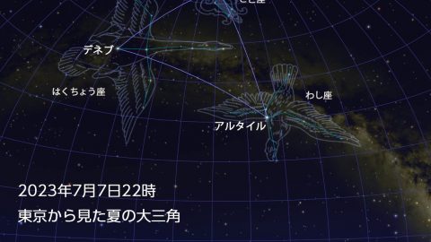 七夕に見える星座とは？織姫星と彦星の間を横切る「キューピッドの矢」に注目