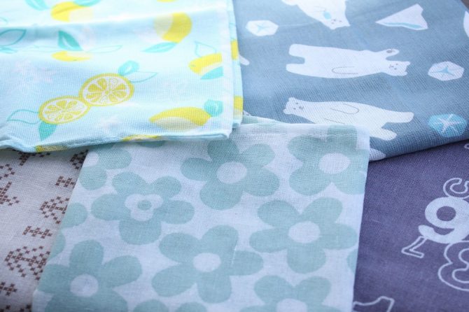 ダイソーの手ぬぐい5種類