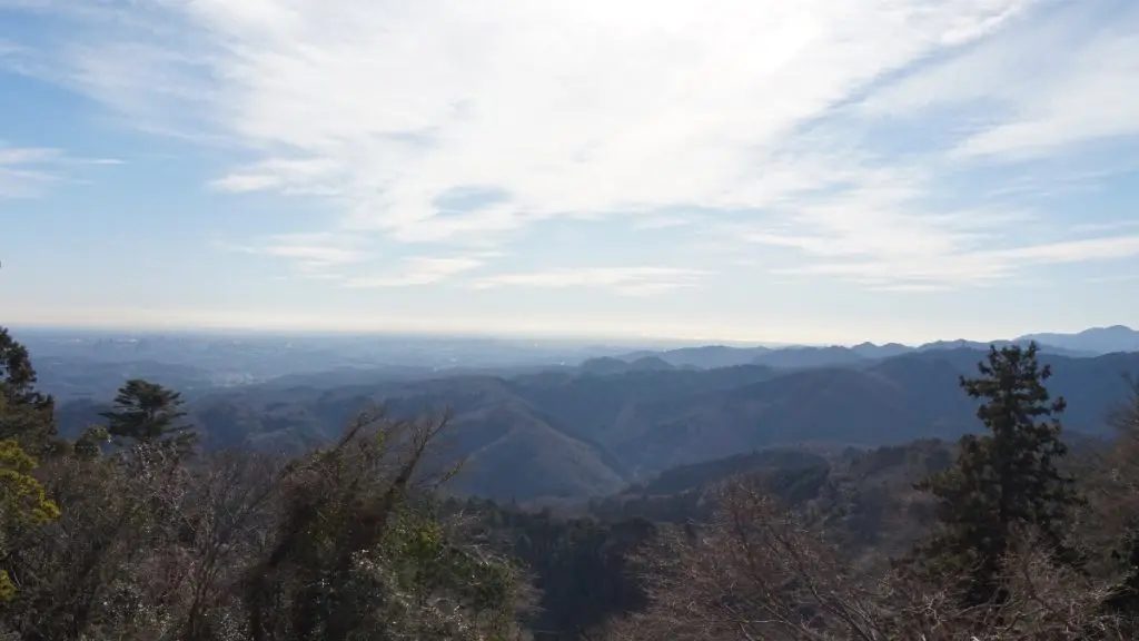 山頂からの景色