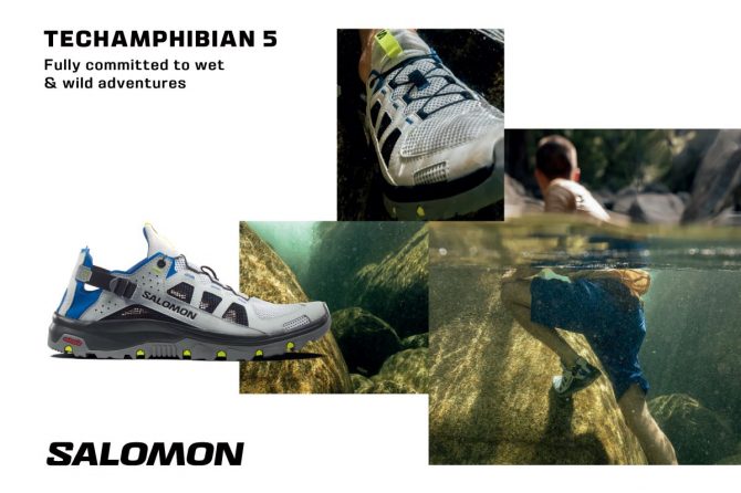 水陸両用シューズの悩みを解決するサロモン「TECHAMPHIBIAN 5」が新登場！