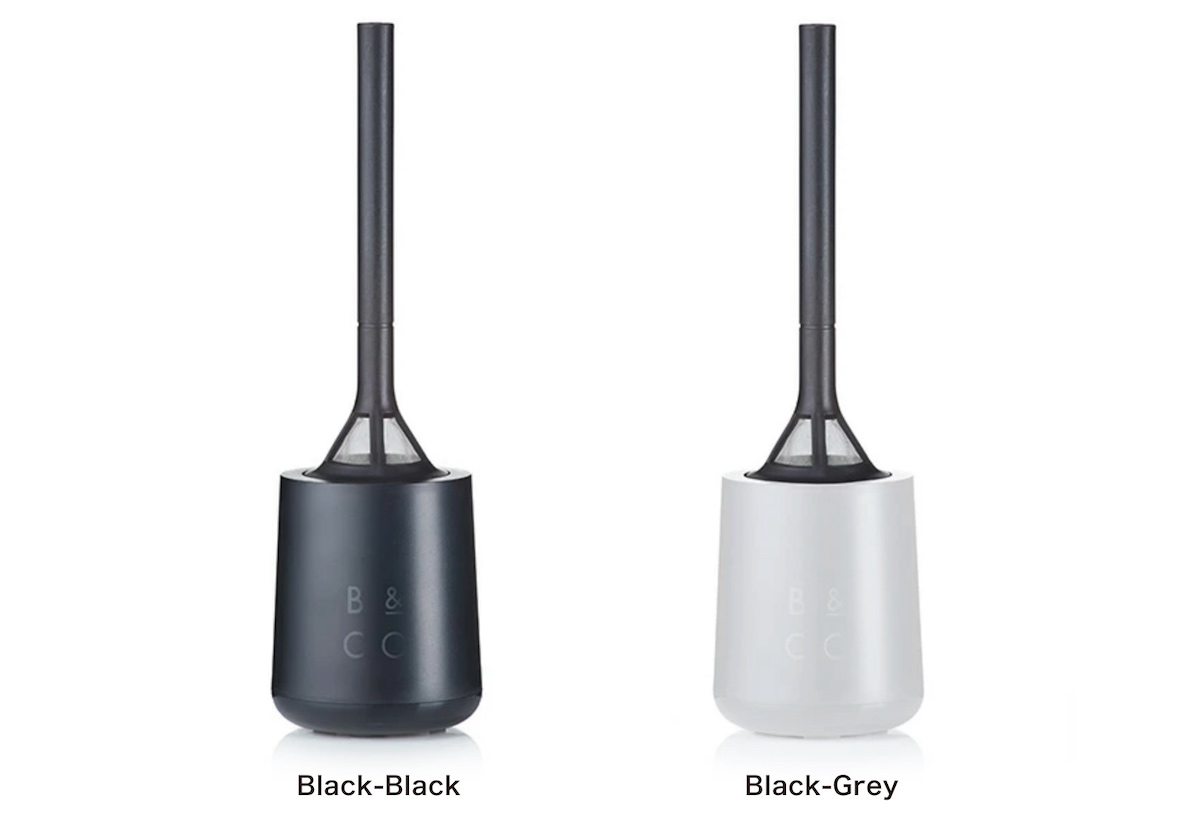 カラーはBlack-Black(左)、Black-Greyの2色展開。