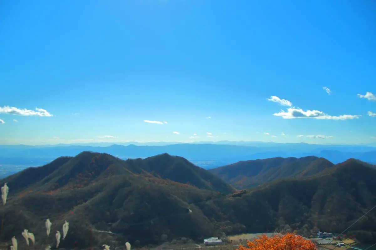 山から見た景色