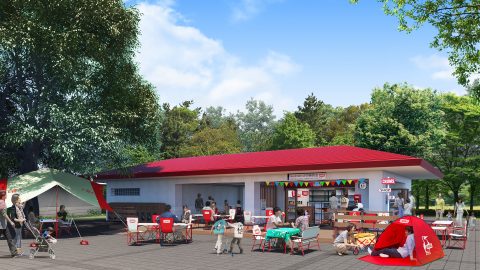 手ぶらで公園キャンプ！CHUMS初、昭和記念公園内にレンタルを行う直営店がオープン