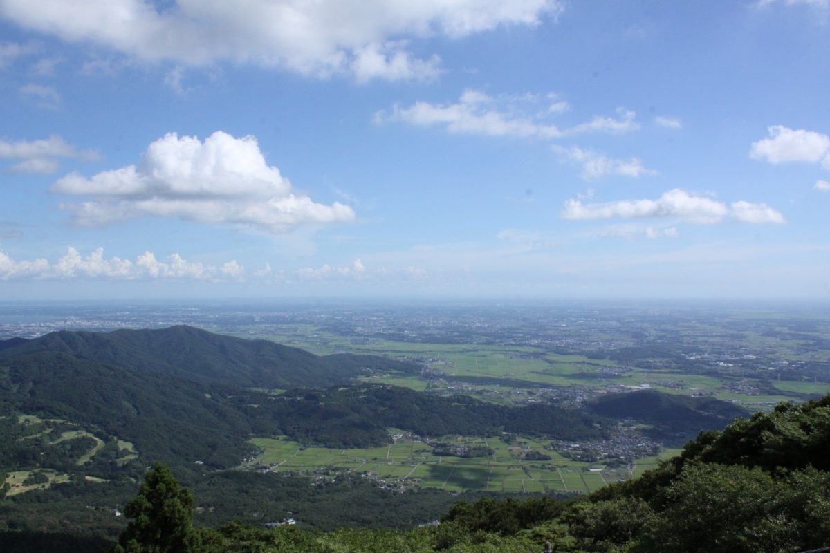 筑波山山頂の景色