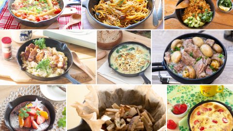 簡単にできるスキレット料理25選！麺、お肉、おつまみなどキャンプ飯におすすめのレシピ集