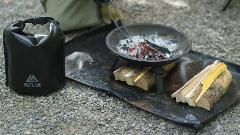 自前の炭処理バッグ＆焚き火シートがあれば、焚き火の後始末は完璧だ！