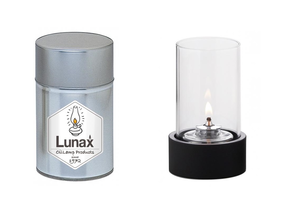 Lunax（ルナックス）／缶入りランプ ブラック