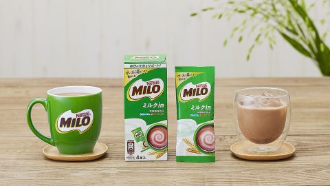 お湯や水でおいしく飲める「ミロ」が登場！キャンプでも楽しめる個包装