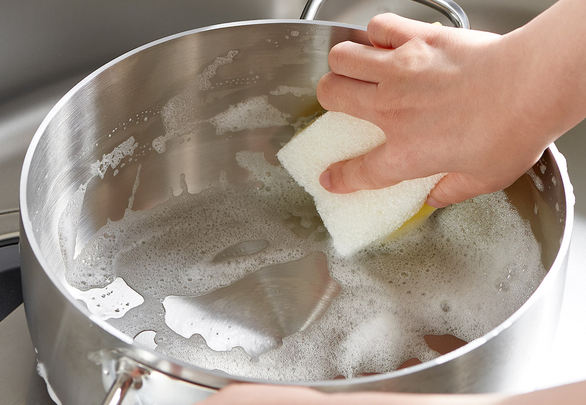 使用後は洗剤で簡単に洗うことが可能。