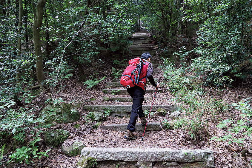 登山中のようす