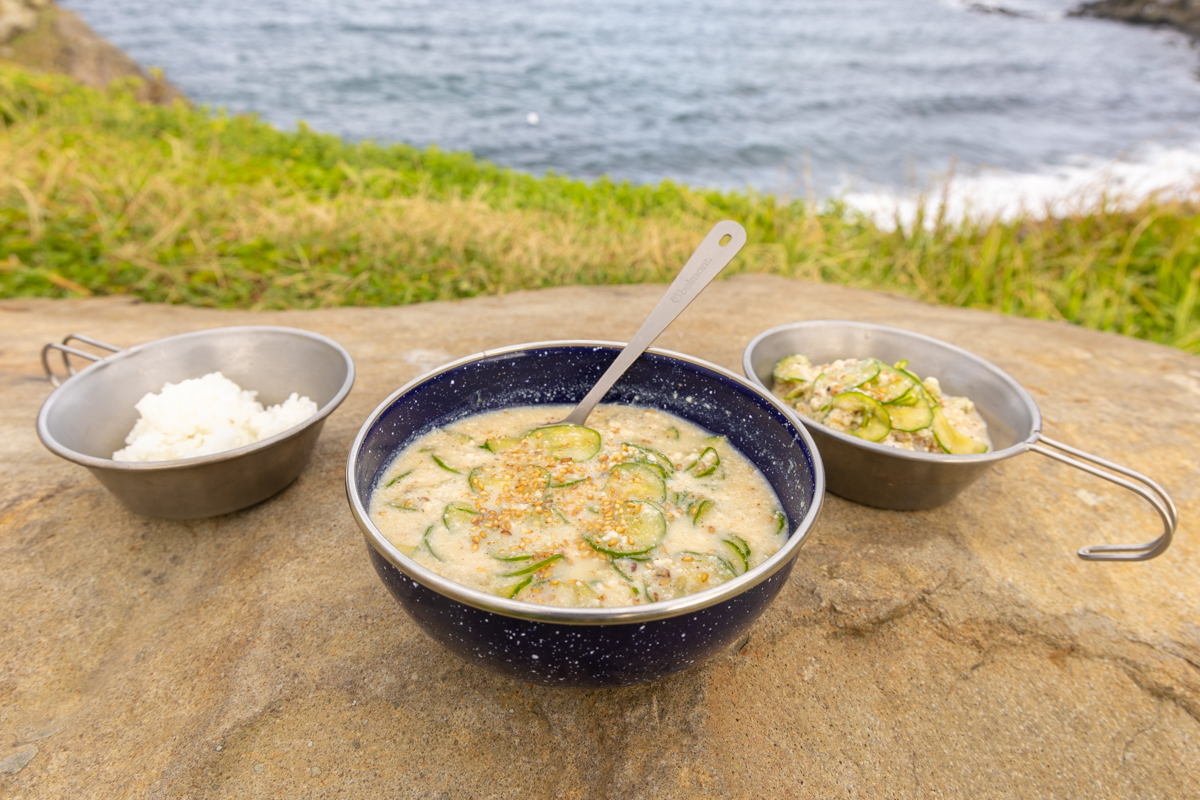 あごだしパックの即席冷や汁