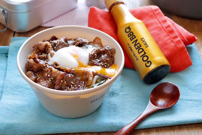 WAGYUMAFIA GOLDEN BBQ SAUCEで作る焼肉丼