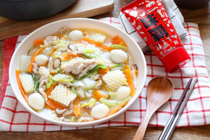 味覇で作る八宝菜のレシピ