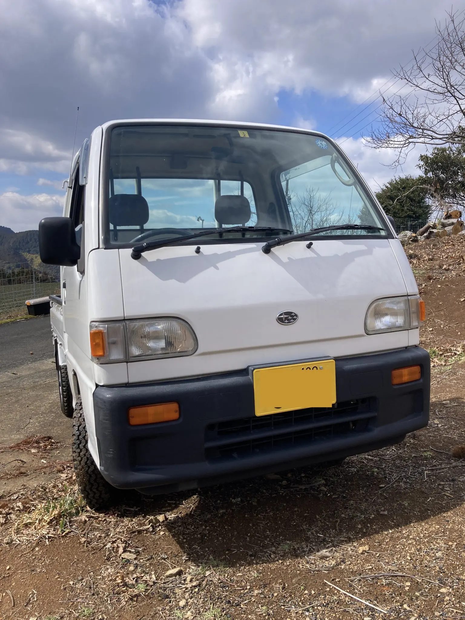 軽トラの正面