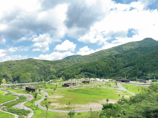 脊振山系の山並み