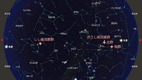 2023年「しし座流星群」ピークの11月18日は「おうし座南・北流星群」も一緒に楽しめる！