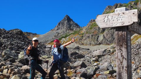 稜線に沈む夕陽、標高3000mでの名月……シェルパ斉藤親子、槍ヶ岳で絶景を堪能！