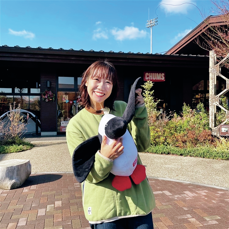 チャムス PR  長谷部 萌さん