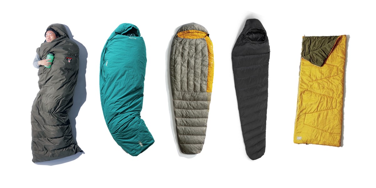 ダウン寝袋 シュラフ -17℃ マミー型 登山 アウトドア 軽量 車