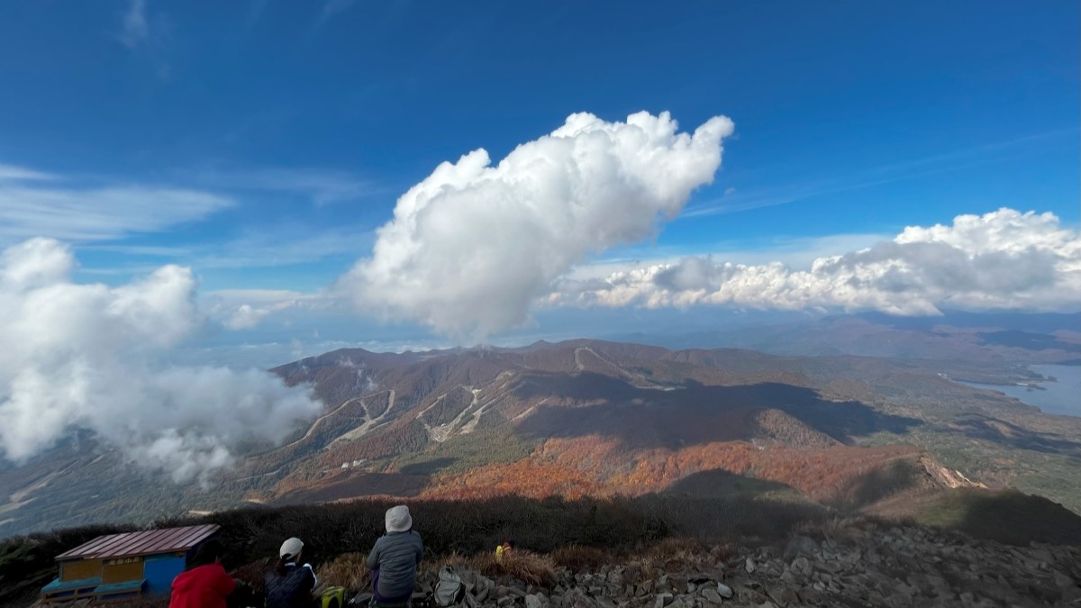 磐梯山山頂からの景色