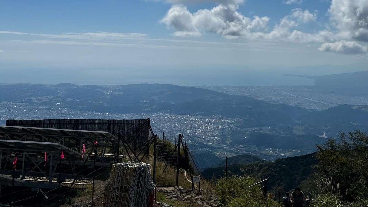 山頂から見た街