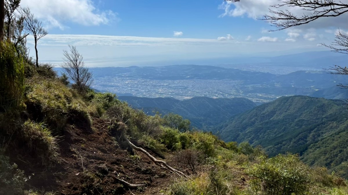 塔ノ岳までの風景