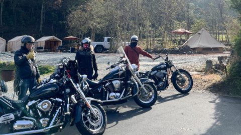 バイクをそのままテントの中に！ライダー特化型キャンプ場が兵庫県の丹波篠山に誕生