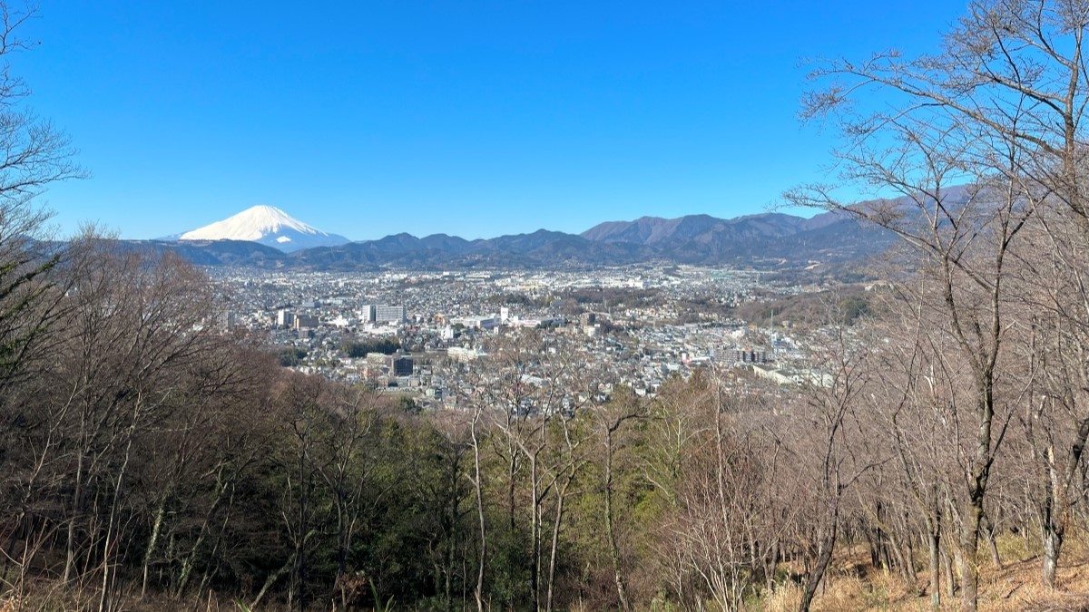 馬場道途中の絶景