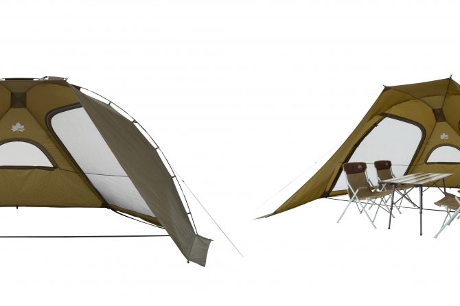 組立と撤収が3分でできる…！キャンプデビューにぴったりのドーム型シェルターがLOGOSから登場