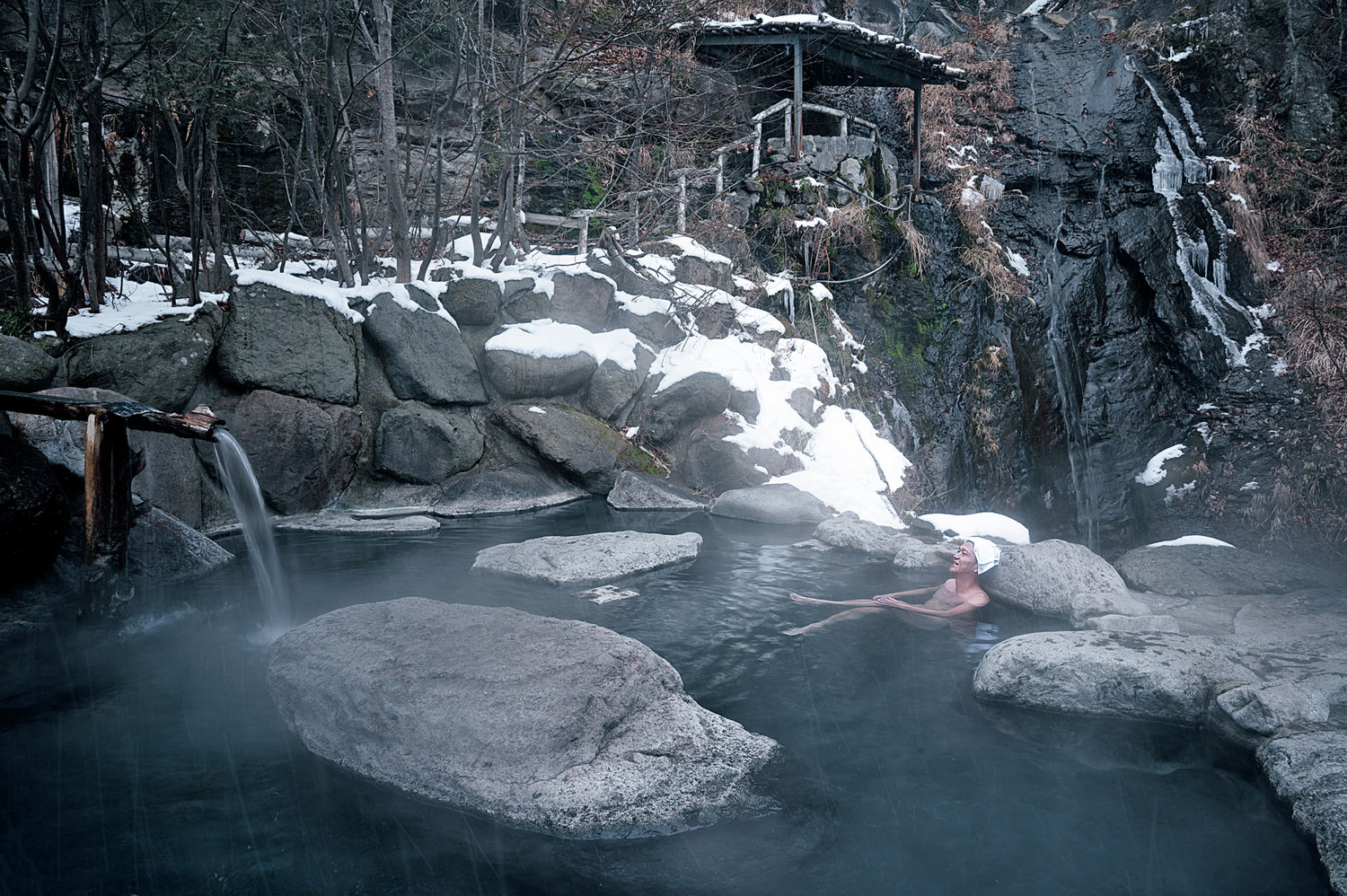 雪見温泉