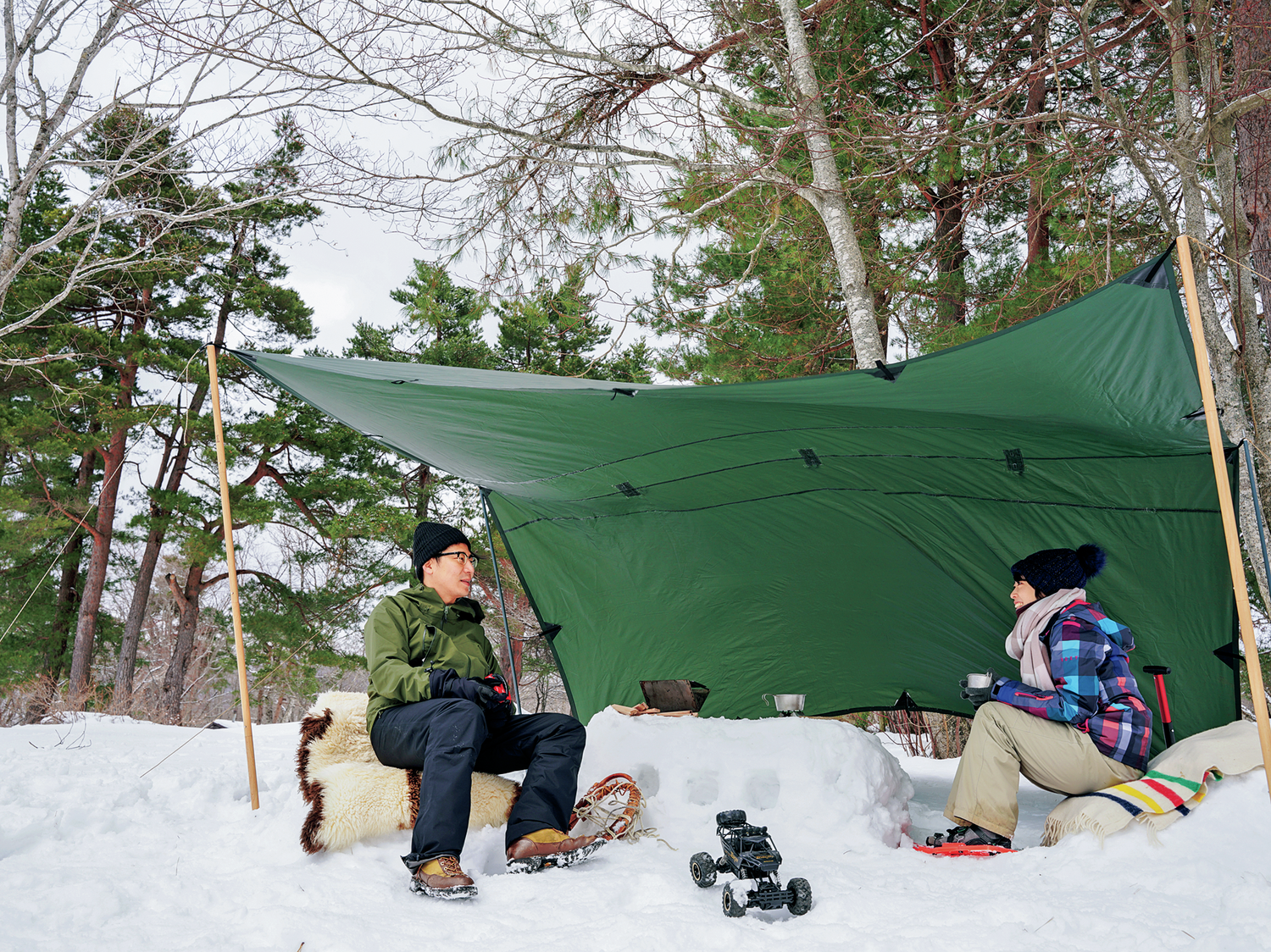 冬キャンプが盛り上がる！「シン・雪遊び」 ７つを本気でやってみた