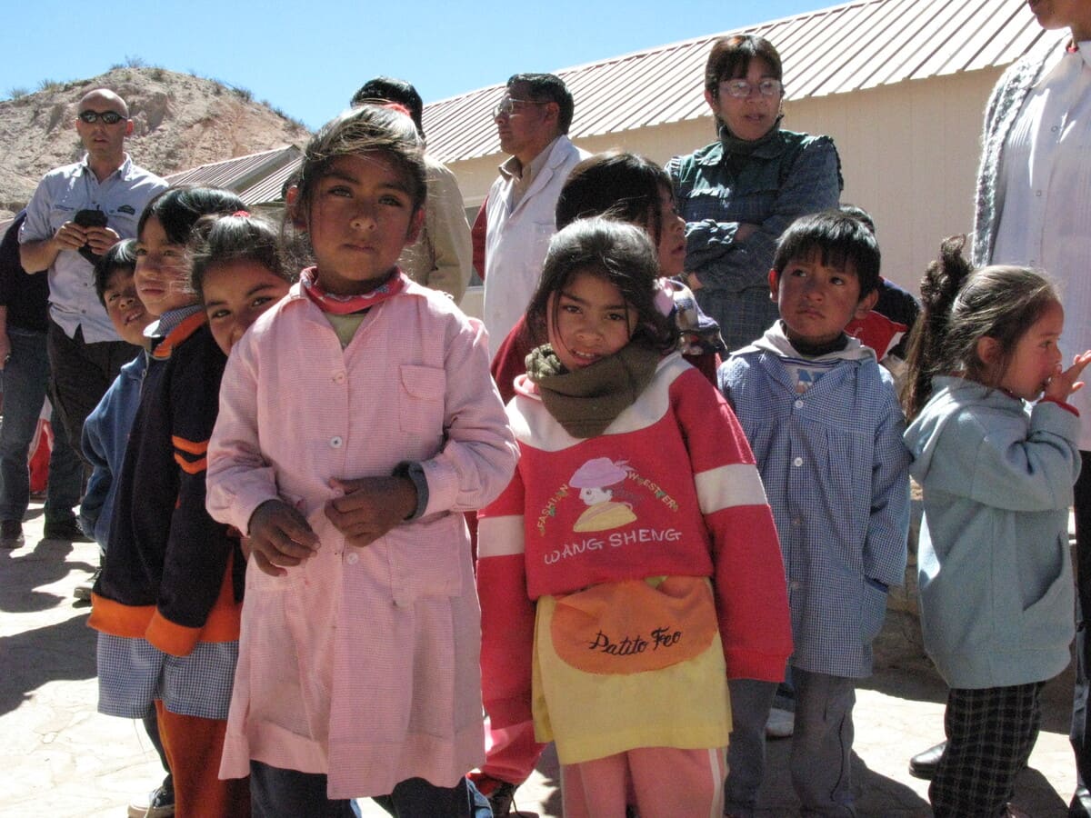 アルゼンチン高地の子どもたち