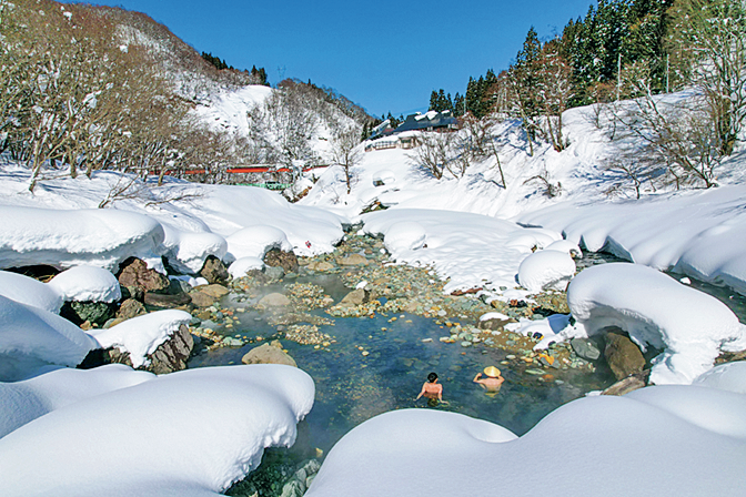 切明温泉 河原の湯