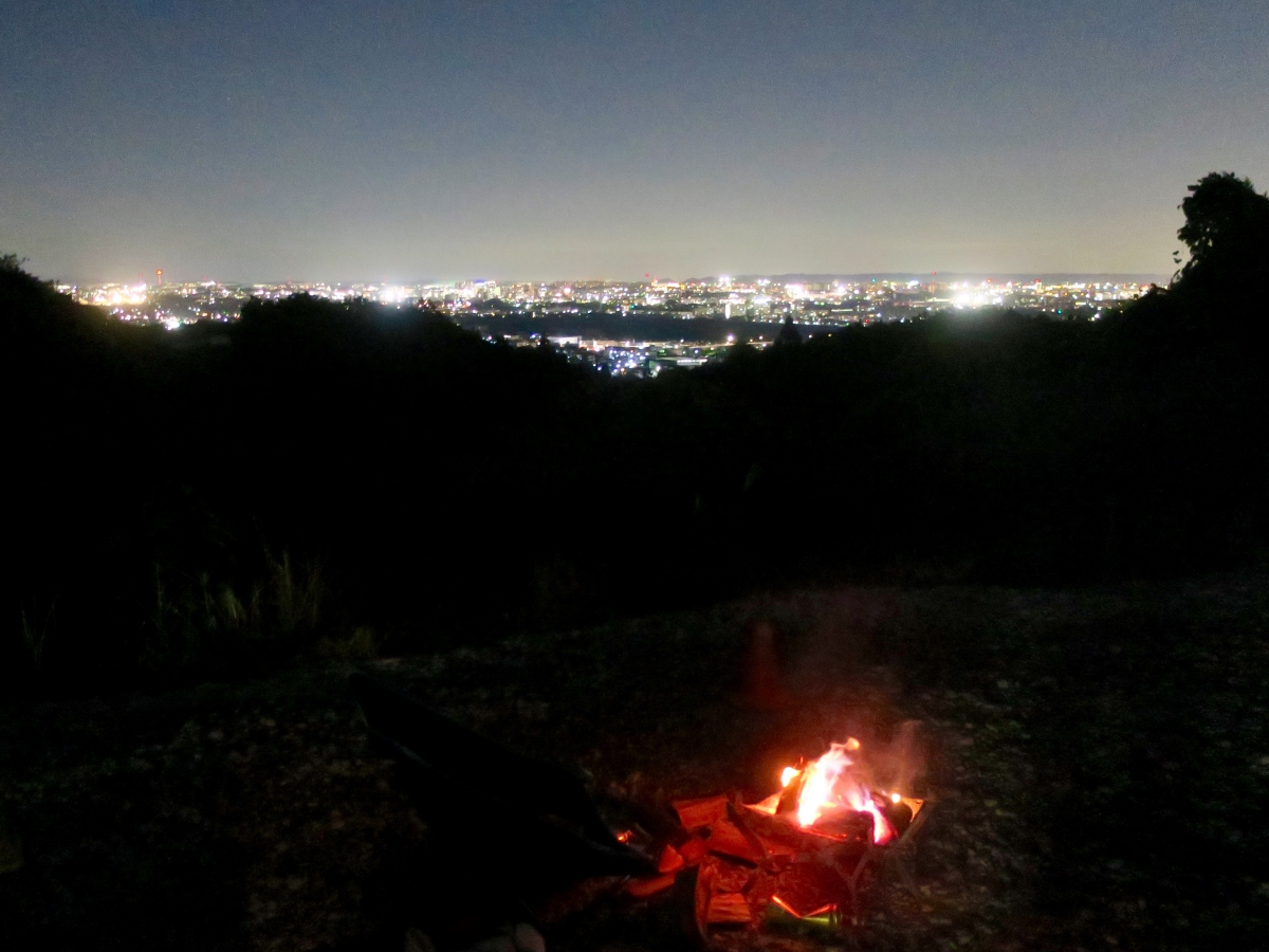 あきる野市の夜景