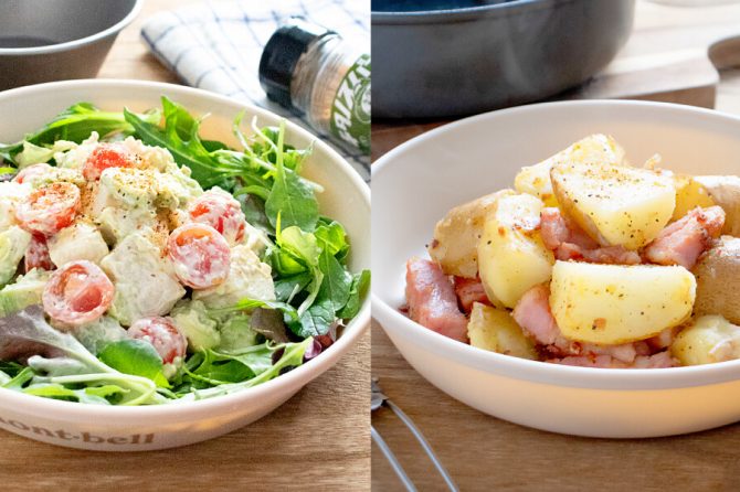 キタノスパイスで作るキャンプ飯