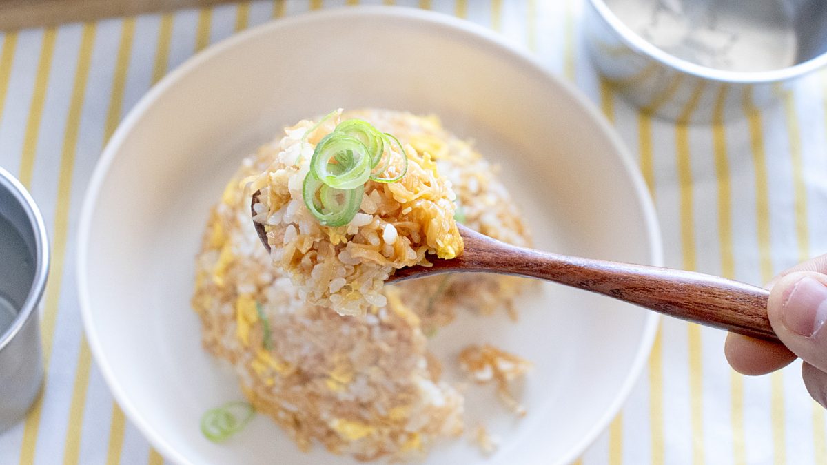 チキンラーメン炒飯