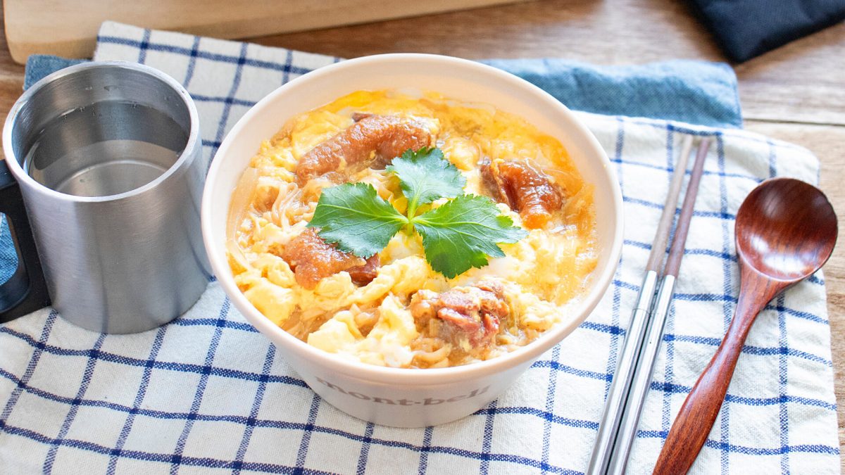 親子丼風チキンラーメン