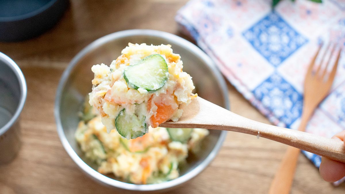 チキンラーメンのポテトサラダ