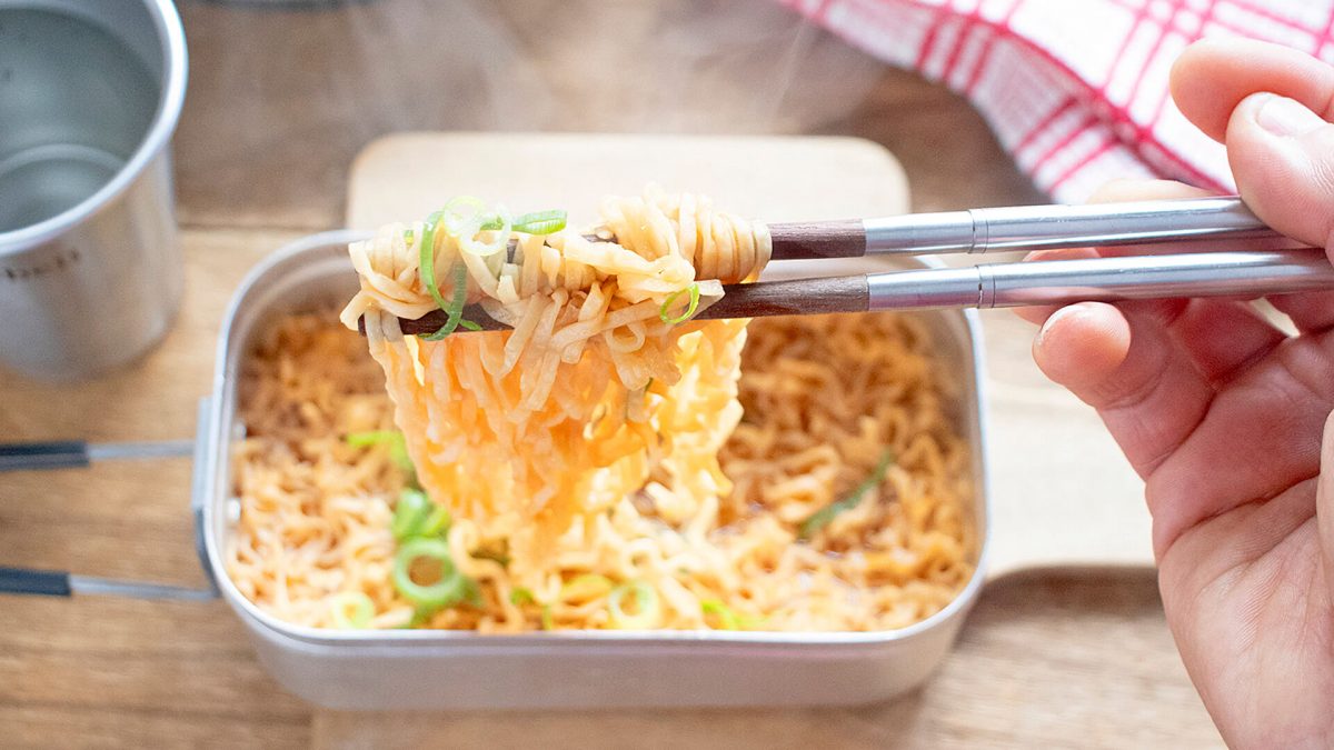 お酢のチキンラーメン