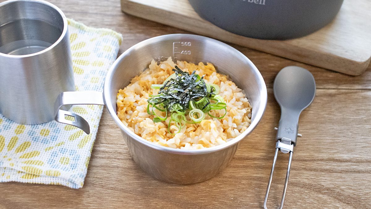 雑炊チキンラーメン