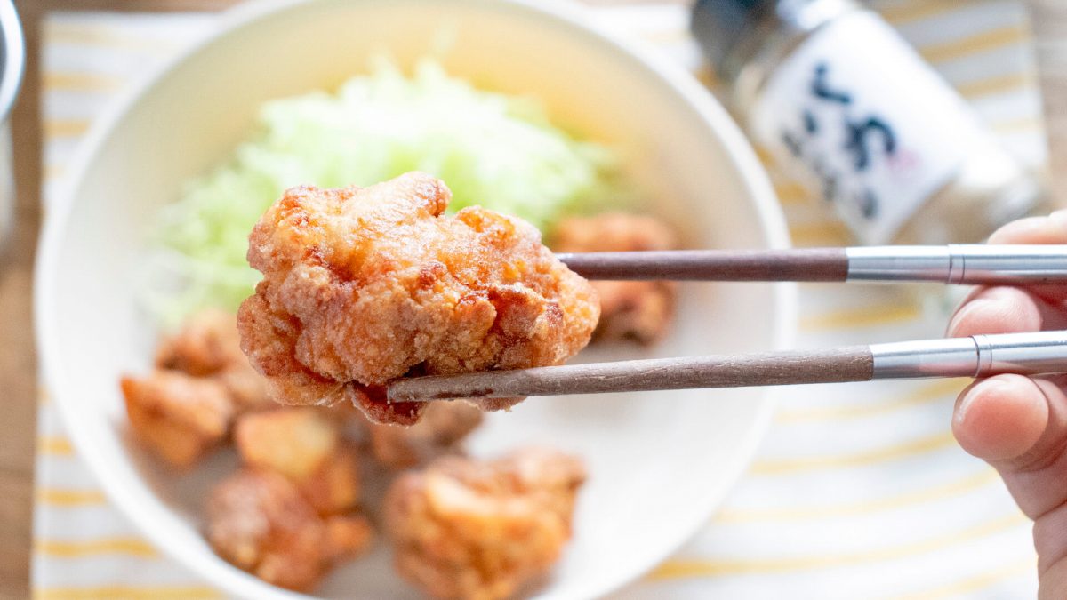 バカまぶしの鶏の唐揚げ