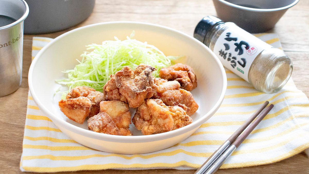 バカまぶしの鶏の唐揚げ