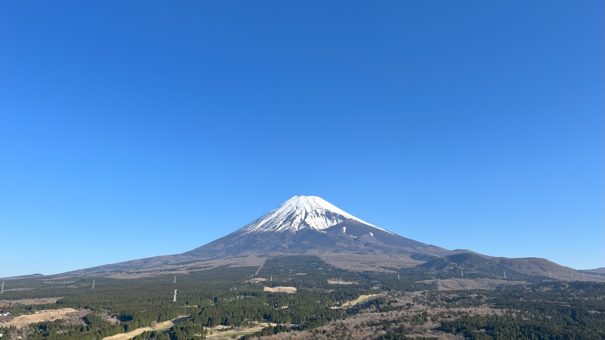 ド迫力の富士山