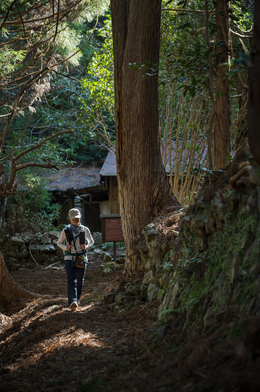 熊野古道　柿原茶屋跡