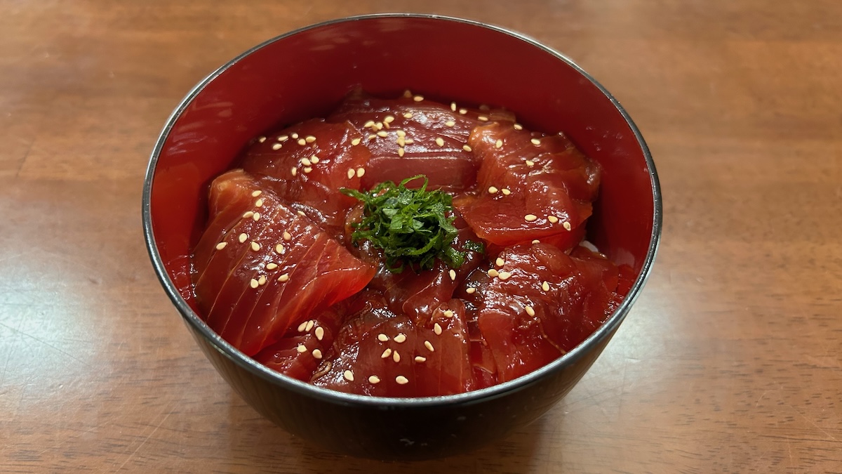 マグロの漬け丼