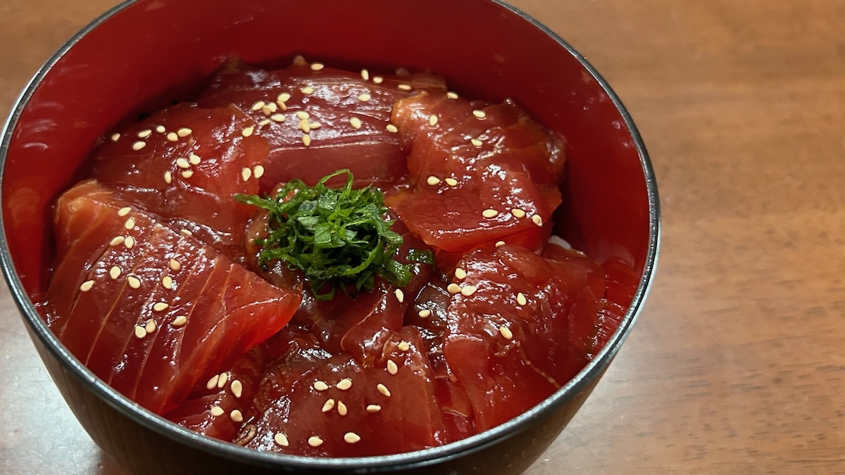 マグロの漬け丼