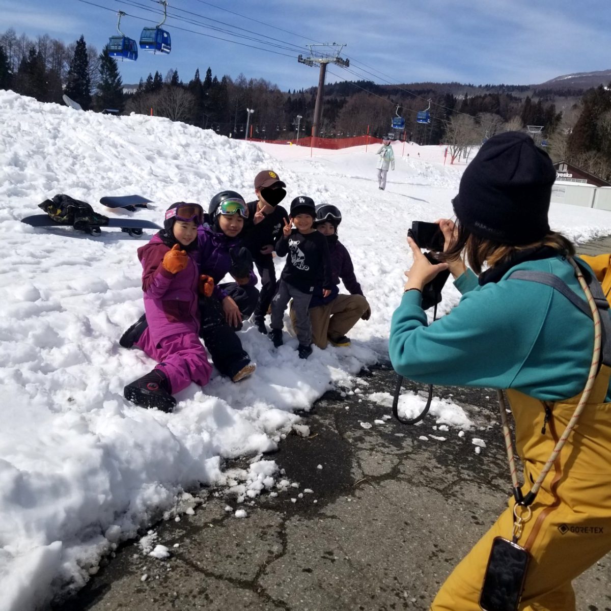 子どもたちと記念撮影