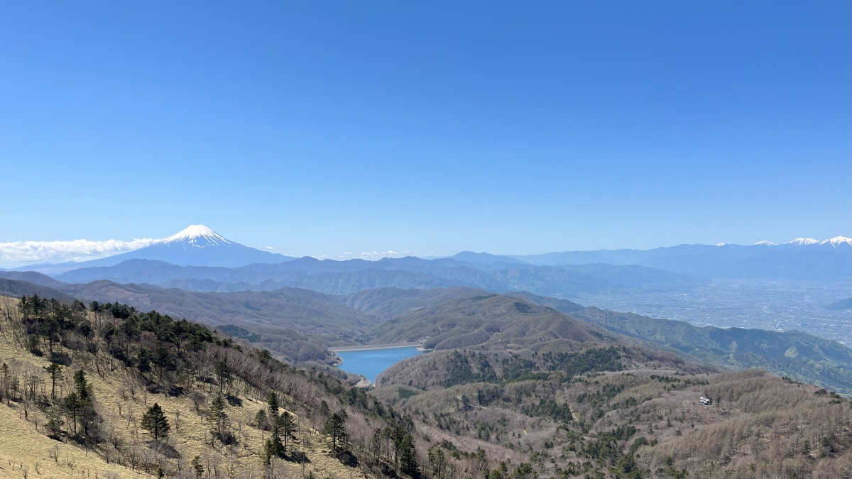 雷岩からの素晴らしい景色