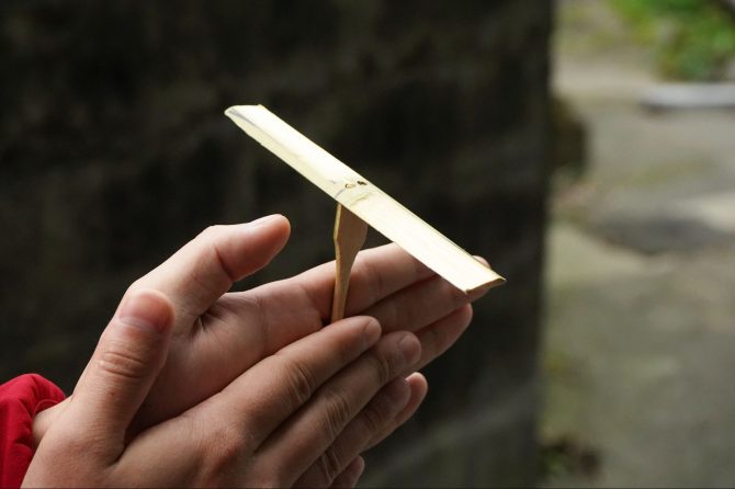 「最強の竹とんぼ」の作り方を伝授！奥の深い知育玩具を親子で楽しもう